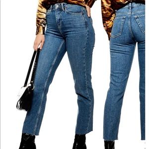 Topshop straight leg jeans